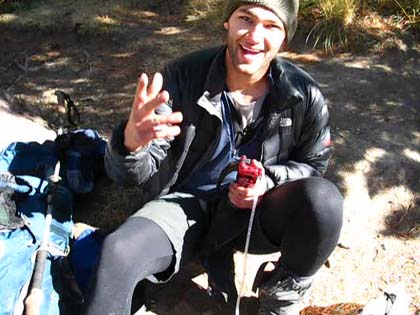 Ari discusses the MSR while using it in the field