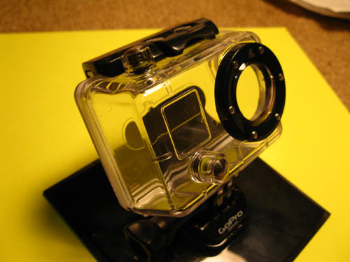 The GoPro 960 waterproof case.