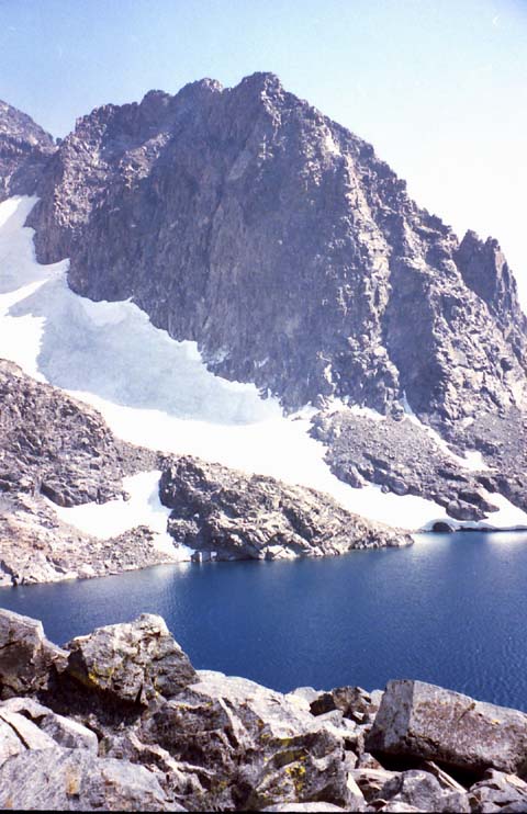 Lake Catherine, John Muir Trail scramble, behind Banner Peak.