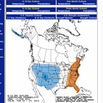 US climate prediction center.